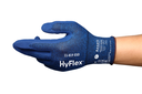 Blå HyFlex Handske11-819 - Den perfekte kombination af komfort, smidighed og med ESD / touchscreen funktionalitet.