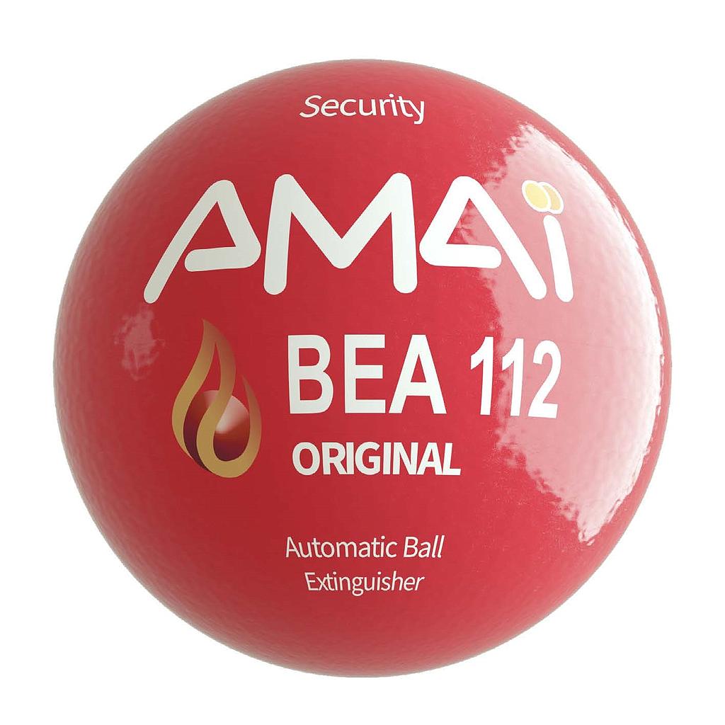 BEA 112 FIRE BALL Automatisk brandsluknings-kugle, letsvægt, selvudløsende vedligeholdelsesfri Brandslukker, som kan kastes direkte ind i ilden