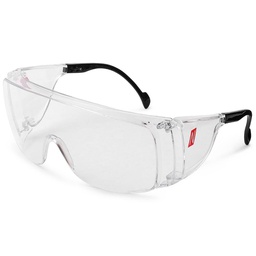 [M-37-9015] Gæstebrille, polycarbonat UV 385, kan bæres uden på egen brille optisk klasse 1 - Vision Protect OTG overspec sikkerhedsbriller En 166