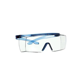 [M-35-SF3701ASP-BLU-EU] 3M™ SecureFit™ 3700 Overbrille, blå brillestang, anti-ridse+ (K), klar linse, SF3701ASP-BLU-EU